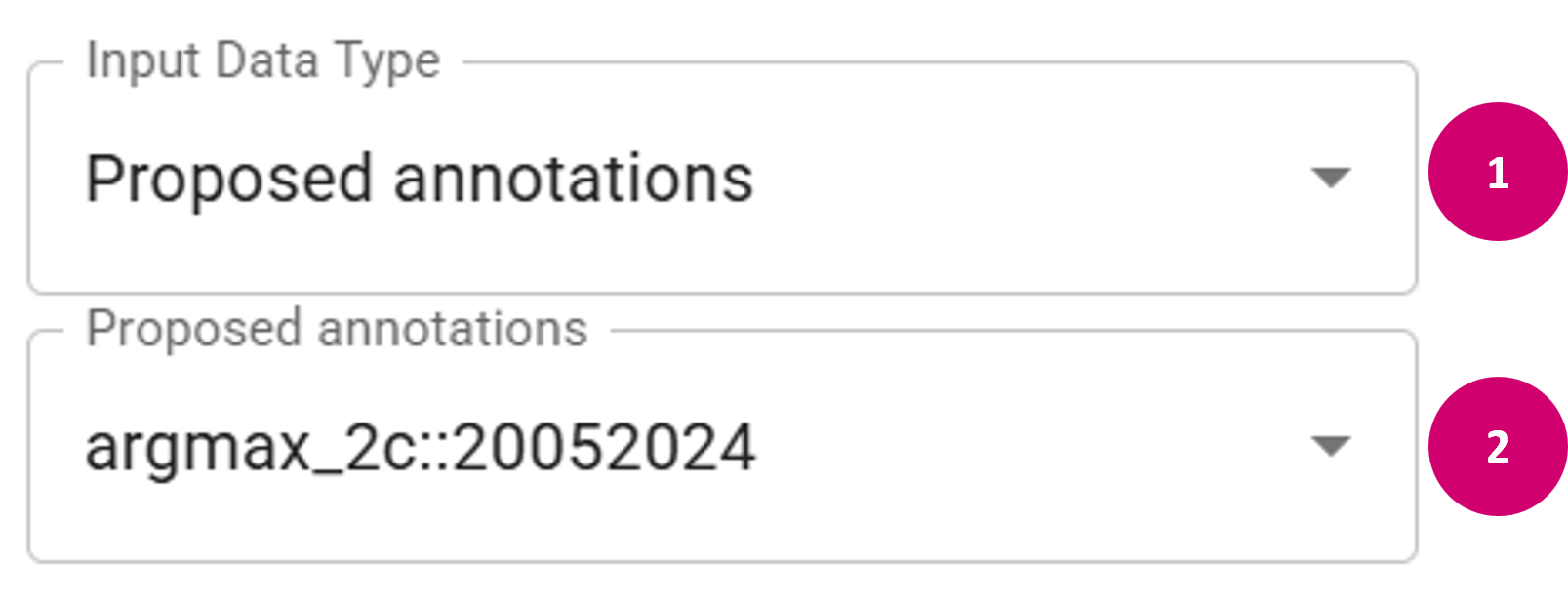 Load proposed annotations
